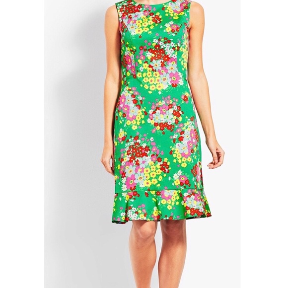 Talbots Dresses & Skirts - Talbots Petite 2019 springtime floral ruffle dress